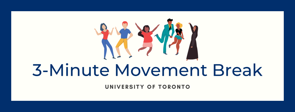 Movement Break Logo with People Dancing